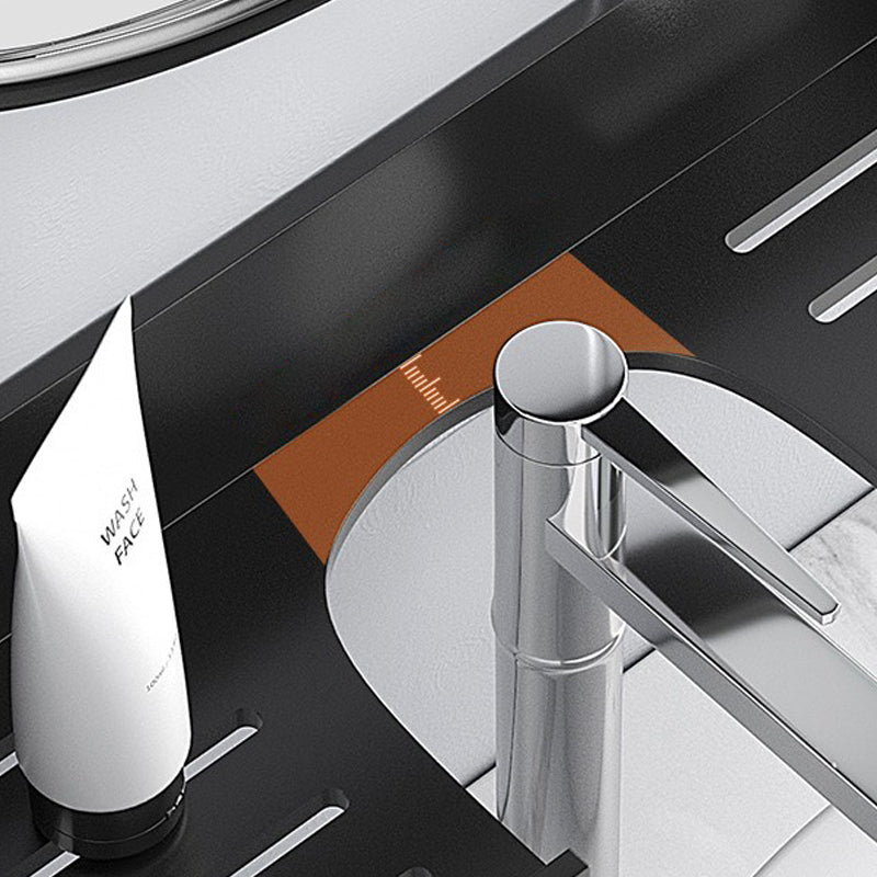Lisslune | 2-piece modern bathroom hardware set bathroom shelf made of aluminum