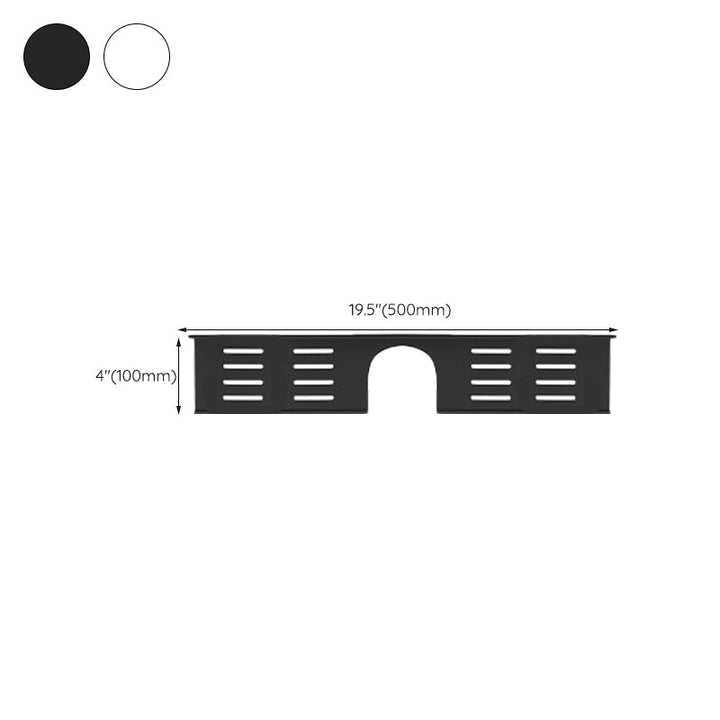 Lisslune | 2-piece modern bathroom hardware set bathroom shelf made of aluminum