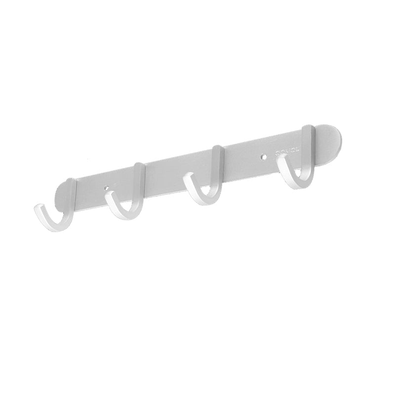 Lisslune | Contemporary bathroom accessory set made of aluminum with towel holder/bath shelf