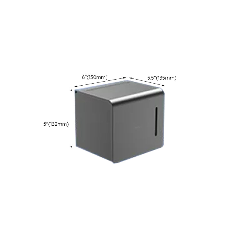 Lisslune | Contemporary bathroom accessory set made of aluminum with towel holder/bath shelf