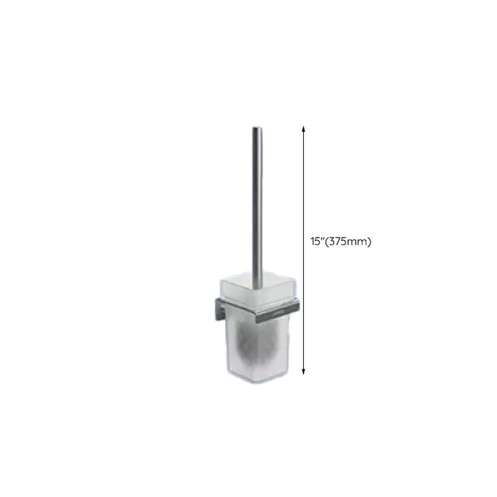 Lisslune | Contemporary bathroom accessory set made of aluminum with towel holder/bath shelf