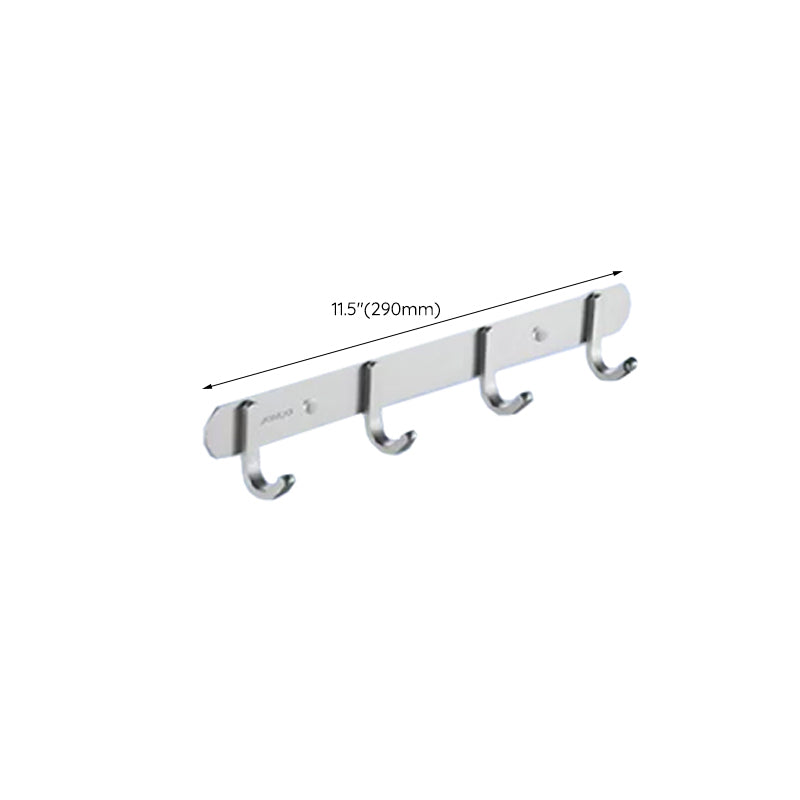 Lisslune | Contemporary bathroom accessory set made of aluminum with towel holder/bath shelf