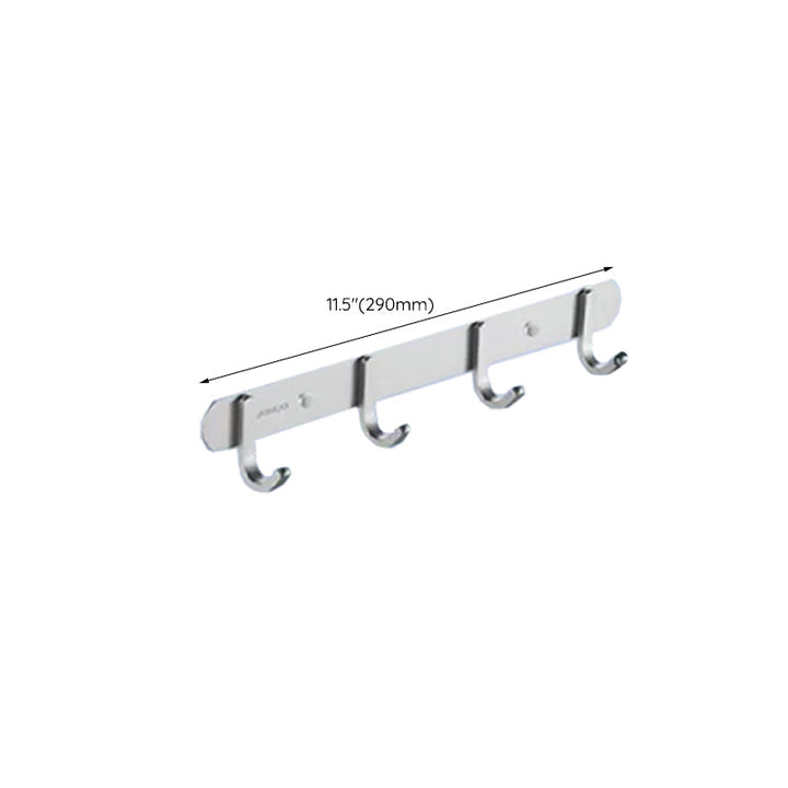 Lisslune | Contemporary bathroom accessory set made of aluminum with towel holder/bath shelf