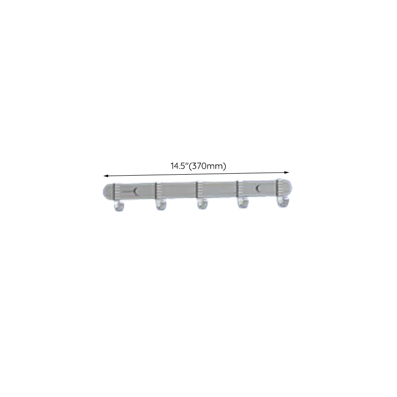 Lisslune | Contemporary bathroom accessory set made of aluminum with towel holder/bath shelf