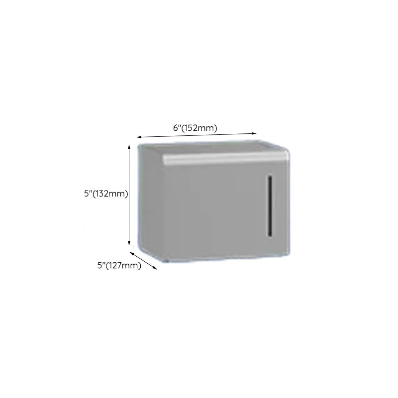 Lisslune | Contemporary bathroom accessory set made of aluminum with towel holder/bath shelf