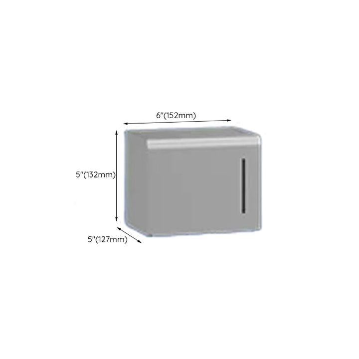 Lisslune | Contemporary bathroom accessory set made of aluminum with towel holder/bath shelf