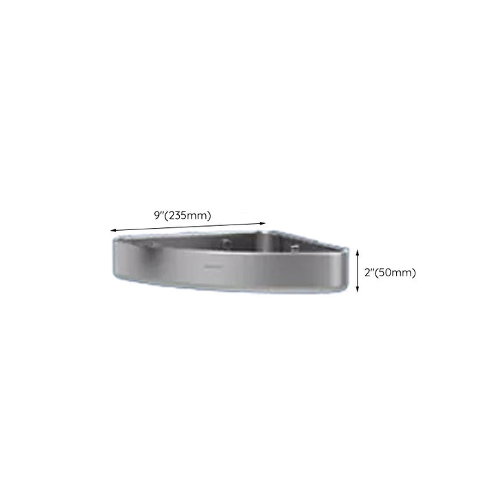 Lisslune | Contemporary bathroom accessory set made of aluminum with towel holder/bath shelf