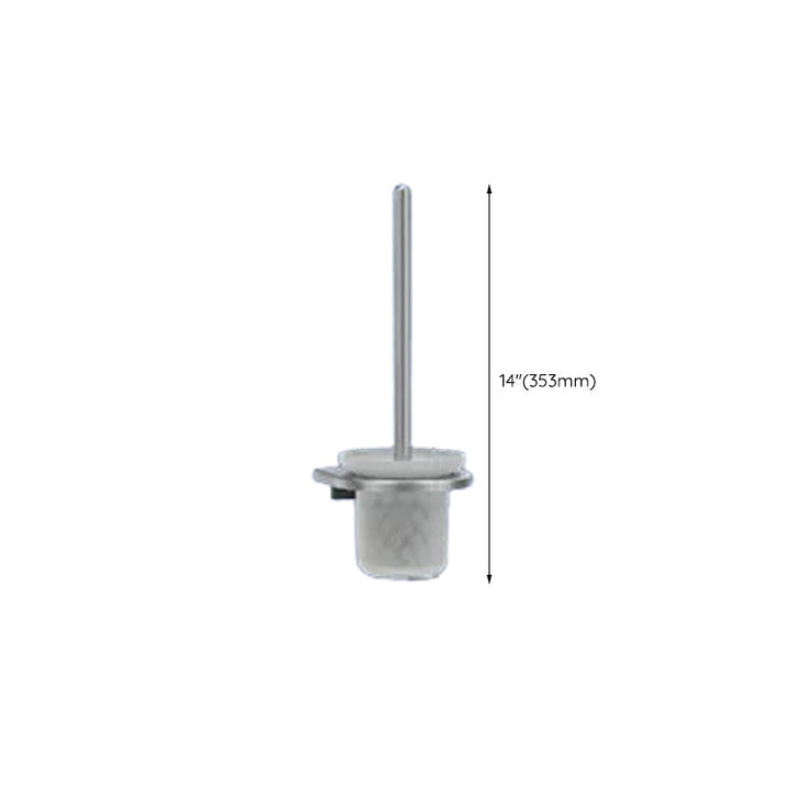 Lisslune | Contemporary bathroom accessory set made of aluminum with towel holder/bath shelf