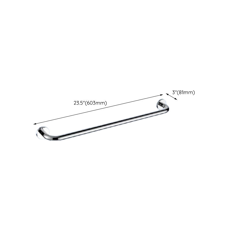 Lisslune | Contemporary bathroom accessory set made of aluminum with towel holder/bath shelf