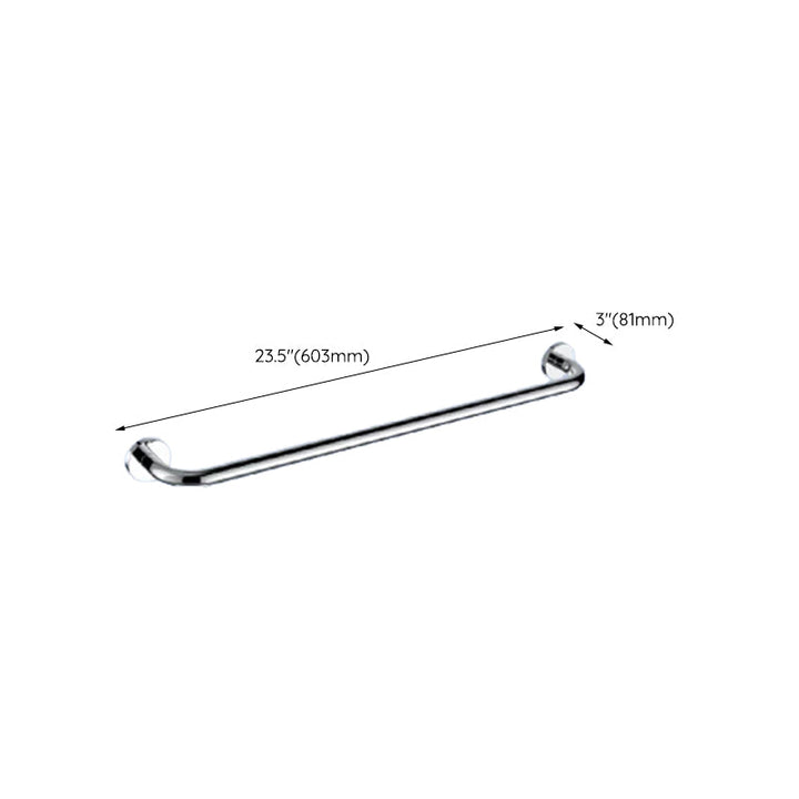 Lisslune | Contemporary bathroom accessory set made of aluminum with towel holder/bath shelf