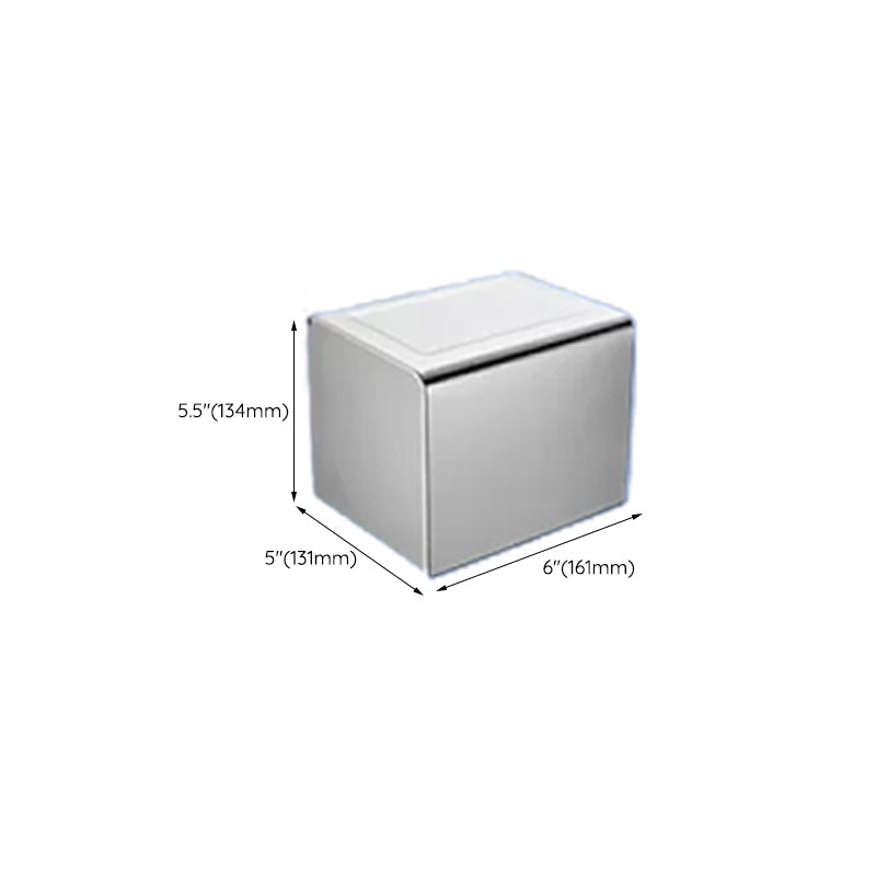 Lisslune | Contemporary bathroom accessory set made of aluminum with towel holder/bath shelf