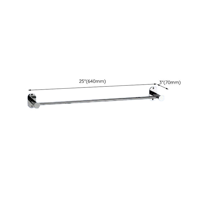 Lisslune | Contemporary bathroom accessory set made of aluminum with towel holder/bath shelf
