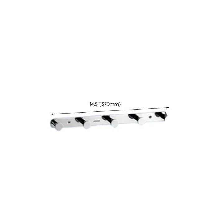 Lisslune | Contemporary bathroom accessory set made of aluminum with towel holder/bath shelf