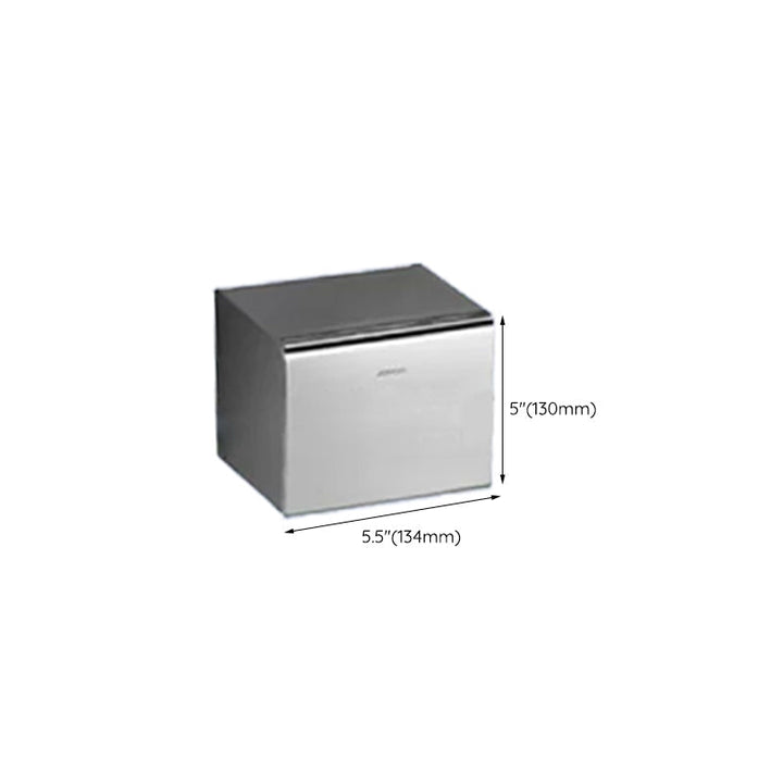 Lisslune | Contemporary bathroom accessory set made of aluminum with towel holder/bath shelf