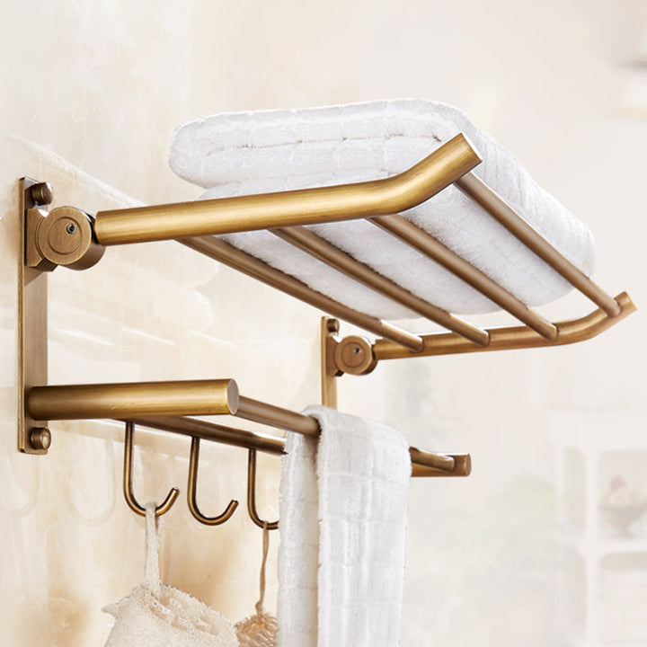 Lisslune | Traditional Bathroom Accessory Set Gold Paper Holder Bathroom Set