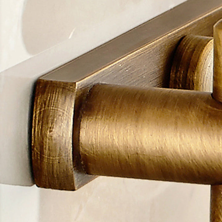 Lisslune | Traditional Bathroom Accessory Set Gold Paper Holder Bathroom Set