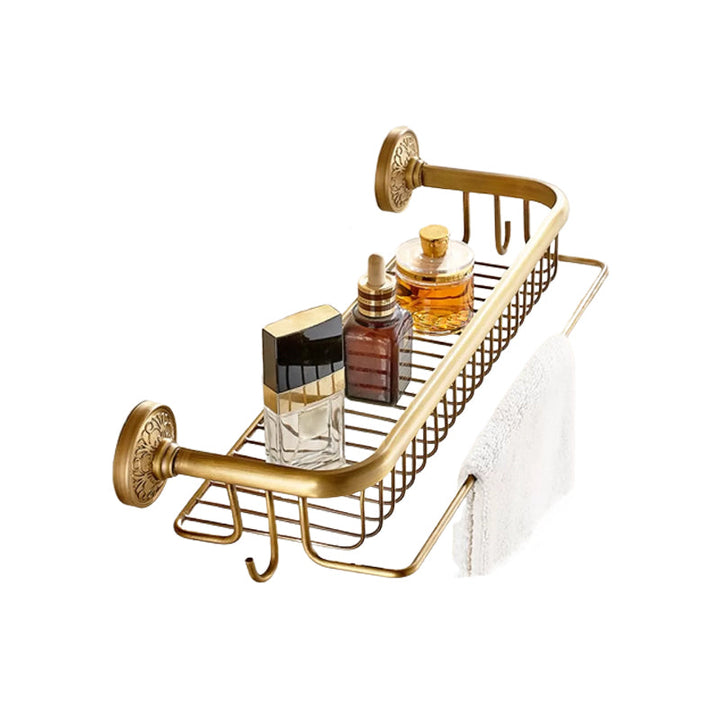 Lisslune | Traditional Bathroom Accessory Set Gold Paper Holder Bathroom Set
