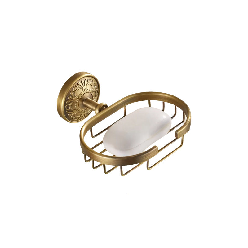 Lisslune | Traditional Bathroom Accessory Set Gold Paper Holder Bathroom Set