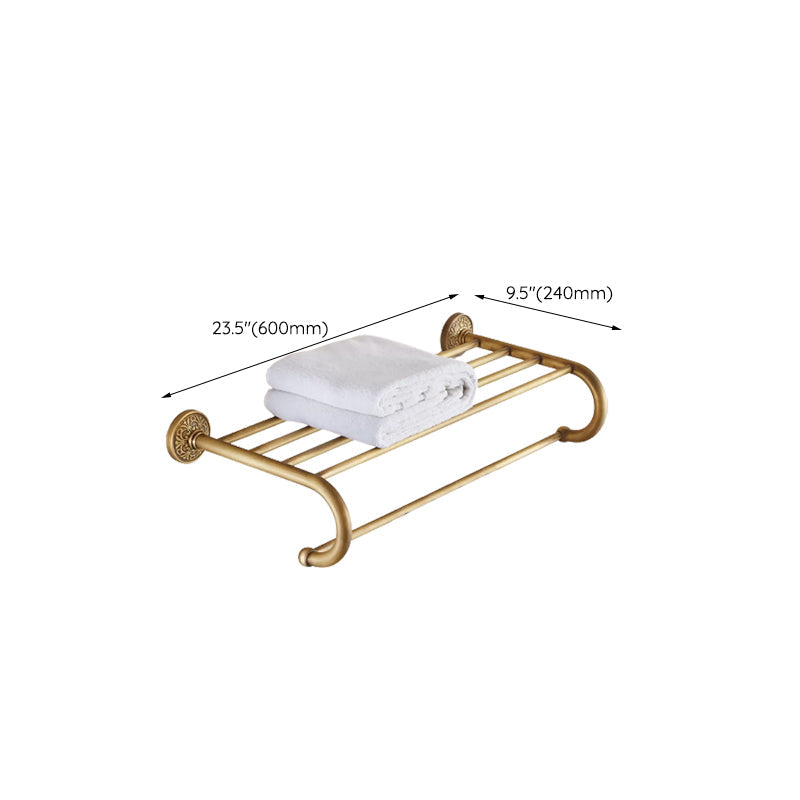 Lisslune | Traditional Bathroom Accessory Set Gold Paper Holder Bathroom Set