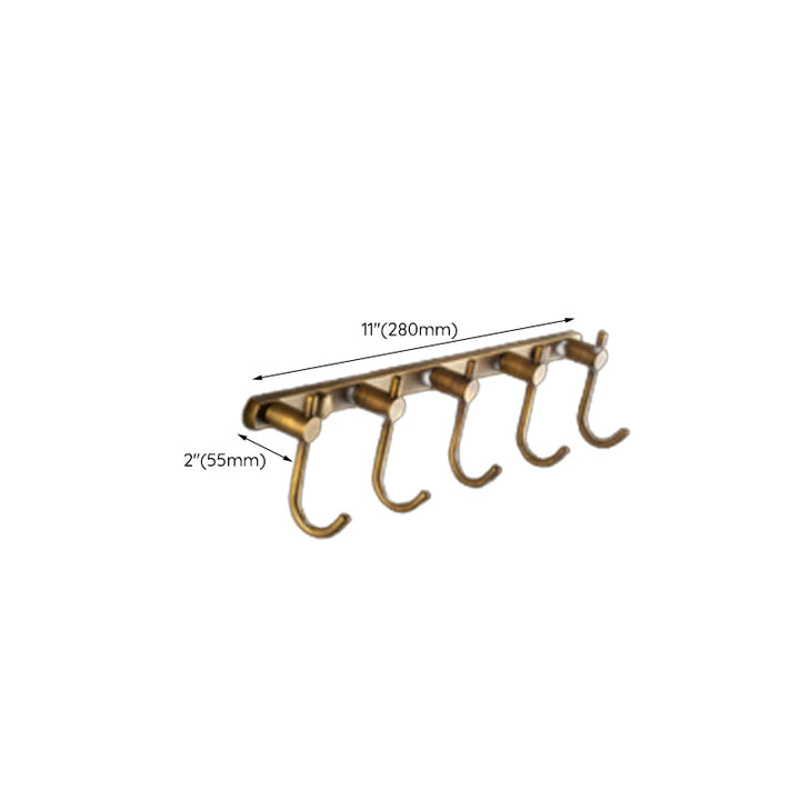 Lisslune | Traditional Bathroom Accessory Set Gold Paper Holder Bathroom Set