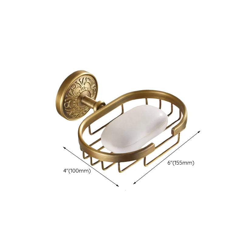 Lisslune | Traditional Bathroom Accessory Set Gold Paper Holder Bathroom Set
