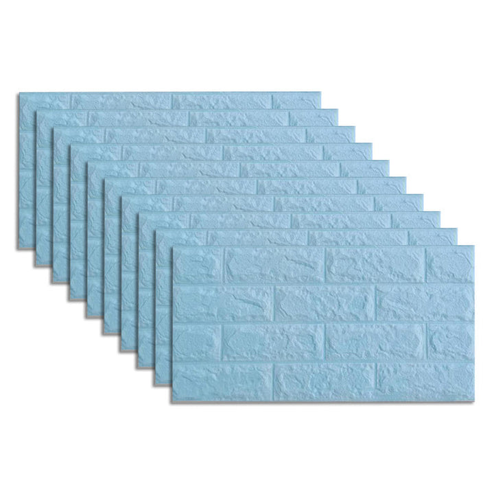 Lisslune | Industrial Wall Plank 3D Print Bedroom Living Room Wall Panels Set of 10