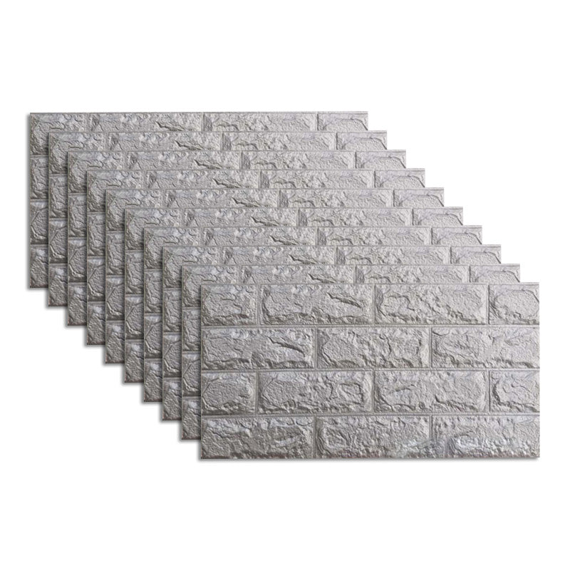 Lisslune | Industrial Wall Plank 3D Print Bedroom Living Room Wall Panels Set of 10