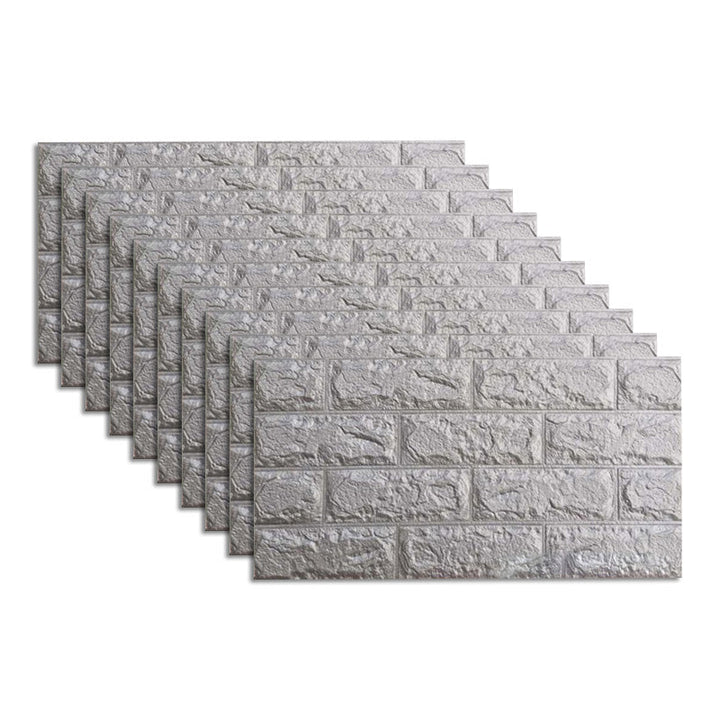 Lisslune | Industrial Wall Plank 3D Print Bedroom Living Room Wall Panels Set of 10