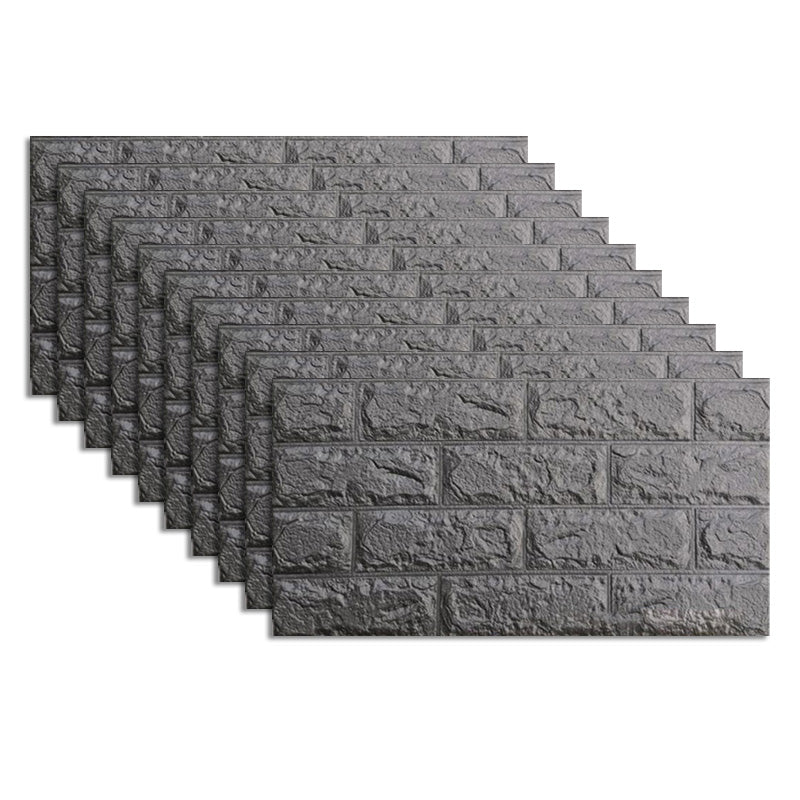 Lisslune | Industrial Wall Plank 3D Print Bedroom Living Room Wall Panels Set of 10