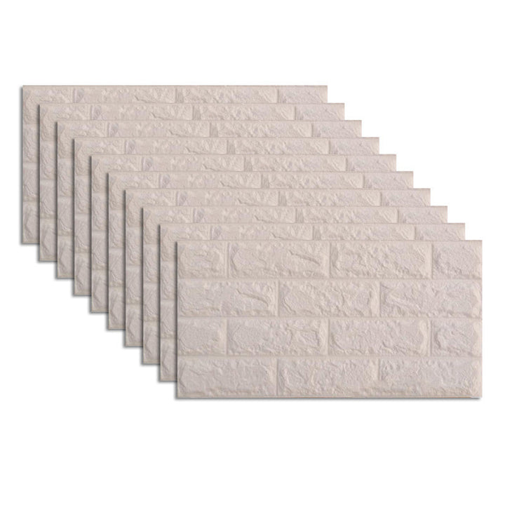 Lisslune | Industrial Wall Plank 3D Print Bedroom Living Room Wall Panels Set of 10