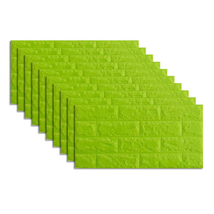 Lisslune | Industrial Wall Plank 3D Print Bedroom Living Room Wall Panels Set of 10