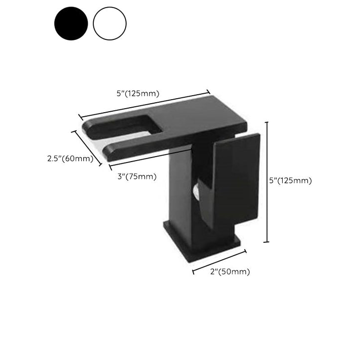 Lisslune | Single-Handle Sink Faucet 1-Hole Widely Used Bathroom Sink Faucet with LED Lighting