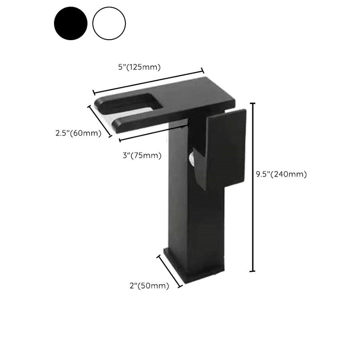 Lisslune | Single-Handle Sink Faucet 1-Hole Widely Used Bathroom Sink Faucet with LED Lighting
