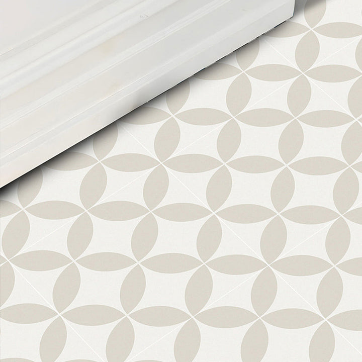Lisslune | Square Indoor Vinyl Flooring Peel and Stick Coin Hole Graphic Waterproof Vinyl Flooring