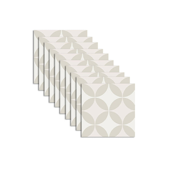 Lisslune | Square Indoor Vinyl Flooring Peel and Stick Coin Hole Graphic Waterproof Vinyl Flooring