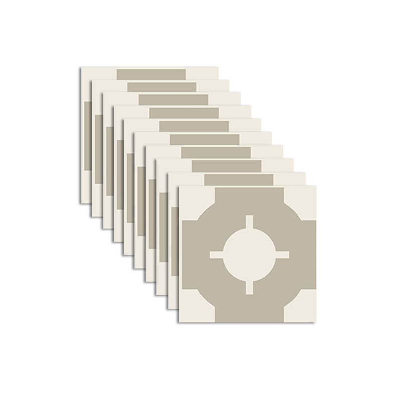 Lisslune | Square Indoor Print Vinyl Flooring Peel and Stick Waterproof Vinyl Flooring