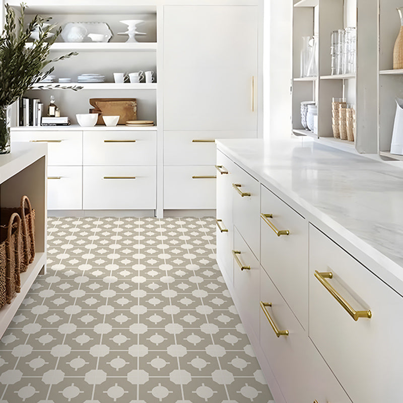 Lisslune | Square Indoor Print Vinyl Flooring Peel and Stick Waterproof Vinyl Flooring