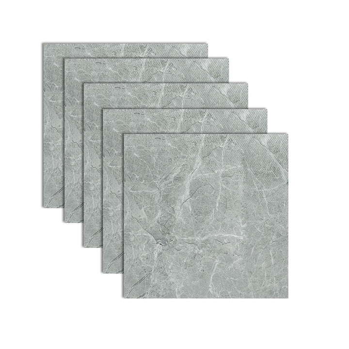 Lisslune | Peel and Stick Vinyl Flooring Marble Look Vinyl Flooring with Square Edge