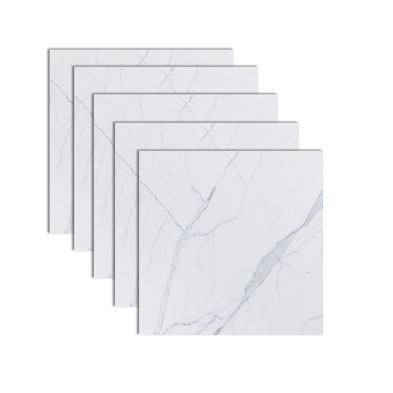 Lisslune | Peel and Stick Vinyl Flooring Marble Look Vinyl Flooring with Square Edge