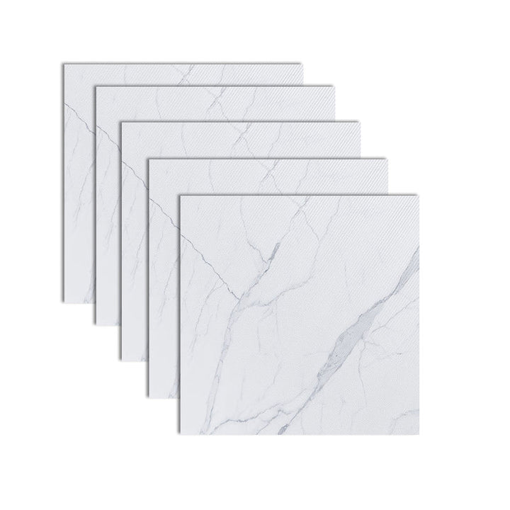 Lisslune | Peel and Stick Vinyl Flooring Marble Look Vinyl Flooring with Square Edge