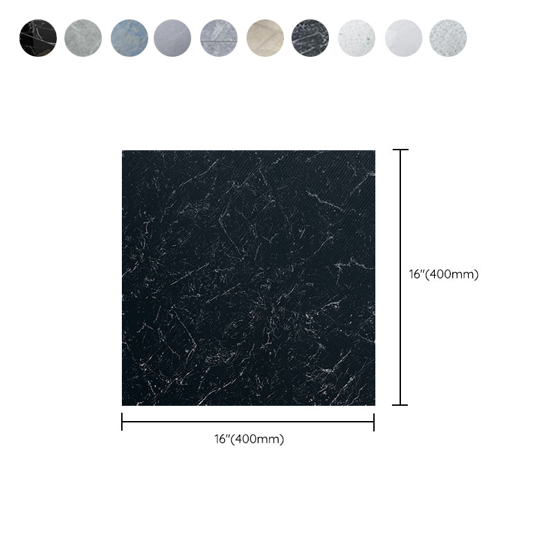 Lisslune | Peel and Stick Vinyl Flooring Marble Look Vinyl Flooring with Square Edge