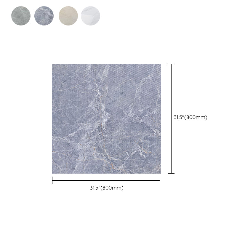 Lisslune | Peel and Stick Vinyl Flooring Marble Look Vinyl Flooring with Square Edge