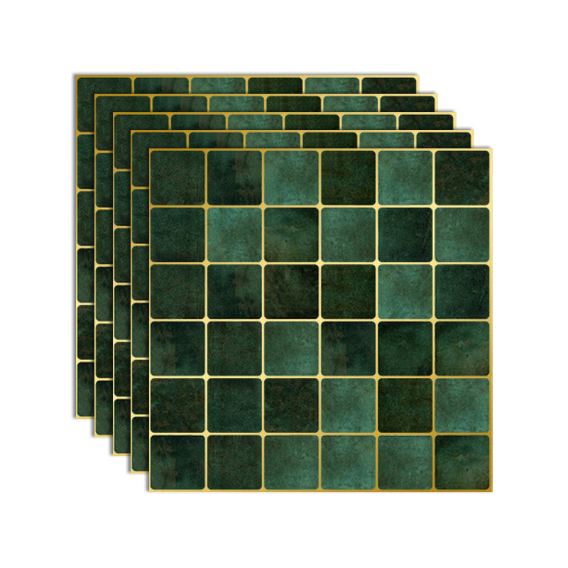 Lisslune | Peel & Stick Mosaic Tile Square Plastic Stain Resistant Tile - Peel & Stick for Shower