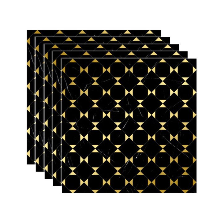 Lisslune | Peel & Stick Mosaic Tile Square Plastic Stain Resistant Tile - Peel & Stick for Shower