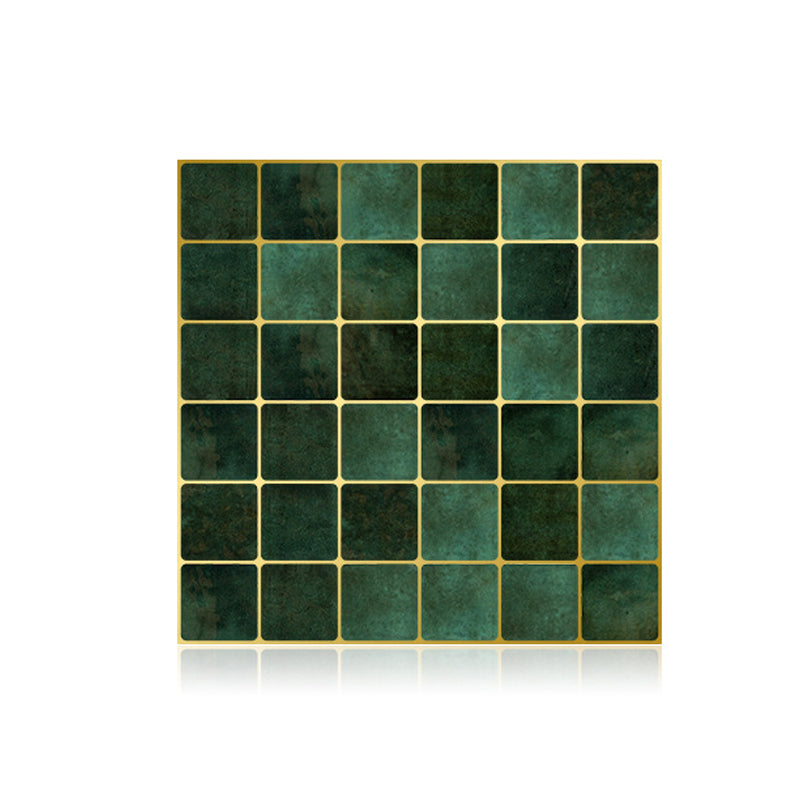Lisslune | Peel & Stick Mosaic Tile Square Plastic Stain Resistant Tile - Peel & Stick for Shower