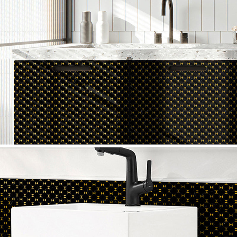 Lisslune | Peel & Stick Mosaic Tile Square Plastic Stain Resistant Tile - Peel & Stick for Shower
