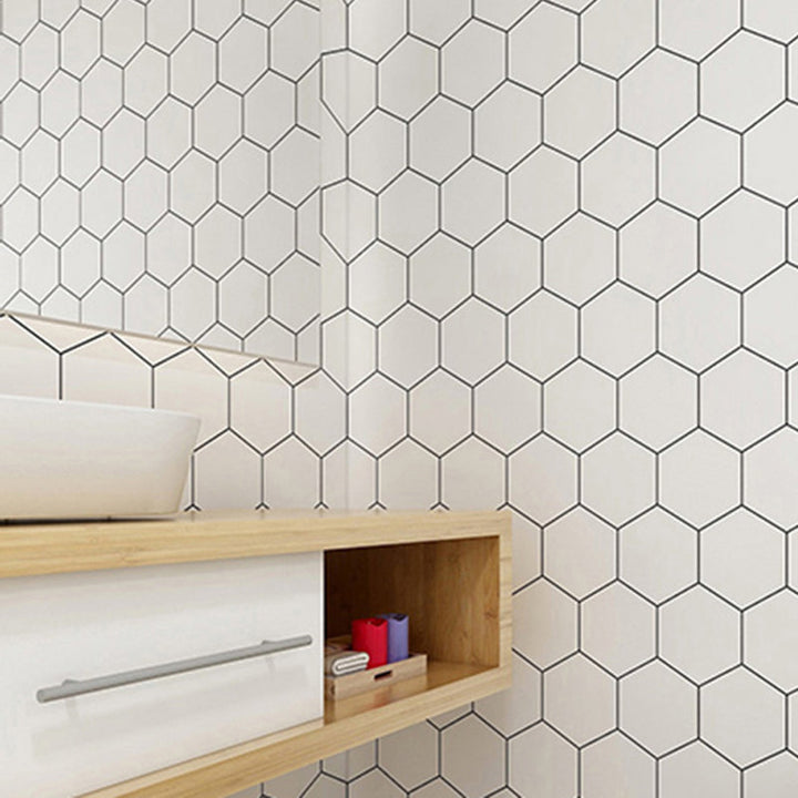 Lisslune | Modern Mosaic Tile Waterproof Smooth Peel and Stick Backsplash Tile for the Bathroom