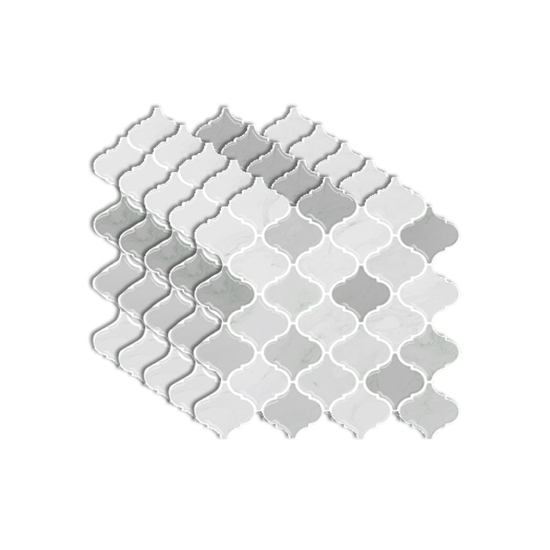 Lisslune | Peel & Stick Subway Tiles Plastic Stain Resistant Peel & Stick Subway Tiles 5-Pack