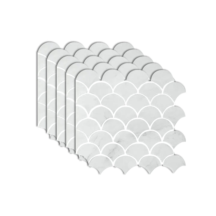 Lisslune | Peel & Stick Subway Tiles Plastic Stain Resistant Peel & Stick Subway Tiles 5-Pack