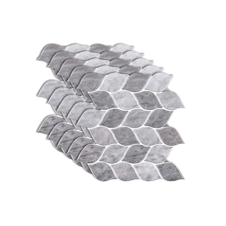 Lisslune | Peel & Stick Subway Tiles Plastic Stain Resistant Peel & Stick Subway Tiles 5-Pack